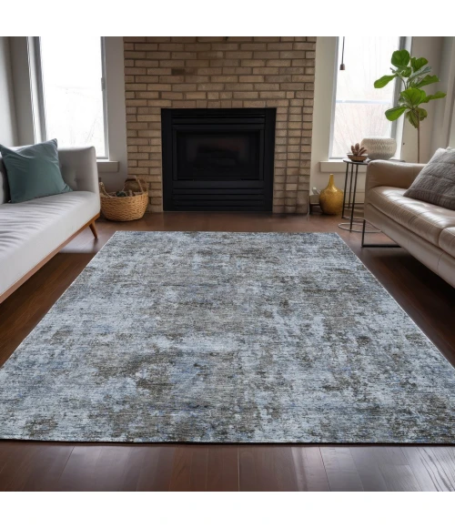 Addison Rugs Chantille Blue ACN2061 9ft. x 12ft. Rect. Rug