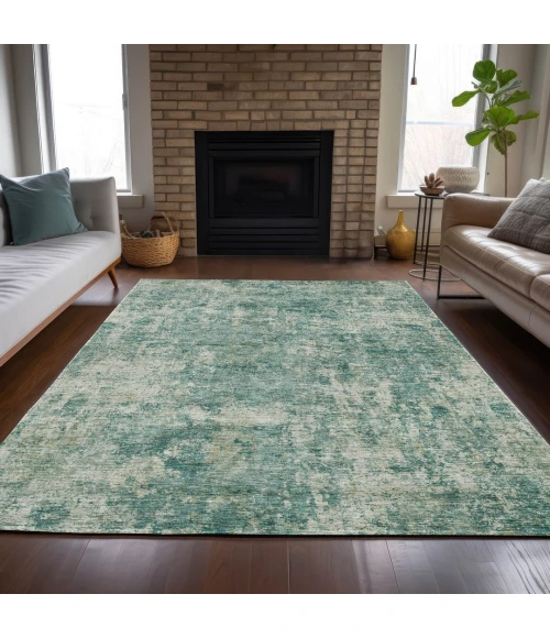 Addison Rugs Chantille Teal ACN2061 9ft. x 12ft. Rect. Rug