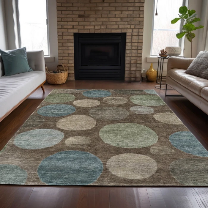 Addison Rugs Chantille Brown ACN2062 8ft. x 10ft. Rect. Rug