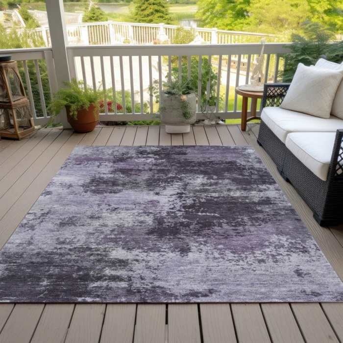 Addison Rugs Chantille Purple ACN2065 9ft. x 12ft. Rect. Rug