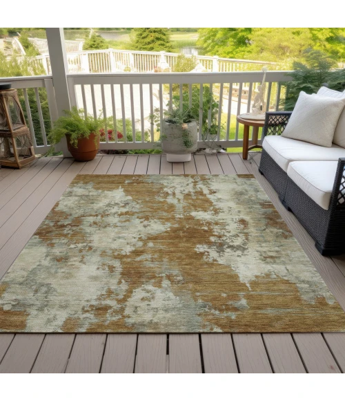 Addison Rugs Chantille Orange ACN2066 5ft. x 7ft.6in. Rect. Rug