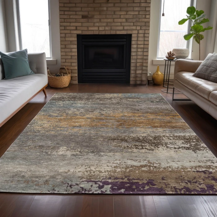 Addison Rugs Chantille Brown ACN2071 8ft. x 10ft. Rect. Rug