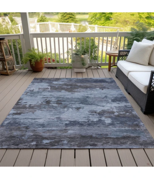 Addison Rugs Chantille Blue ACN2075 8ft. x 10ft. Rect. Rug