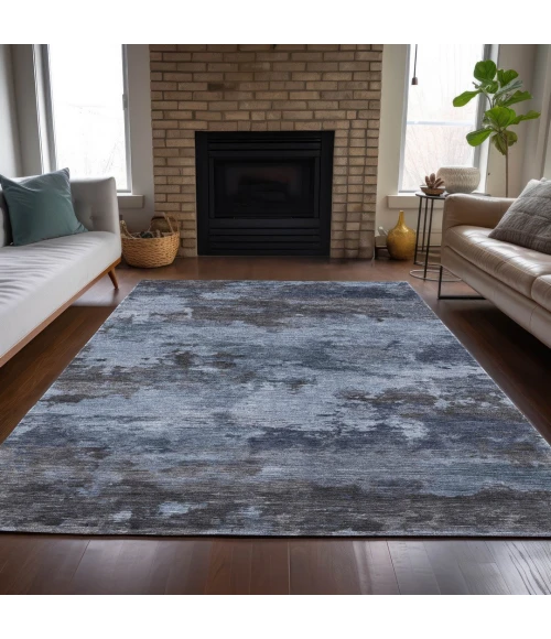 Addison Rugs Chantille Blue ACN2075 8ft. x 10ft. Rect. Rug