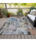 Addison Rugs Chantille Blue ACN2076 9ft. x 12ft. Rect. Rug