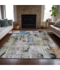 Addison Rugs Chantille Blue ACN2076 9ft. x 12ft. Rect. Rug