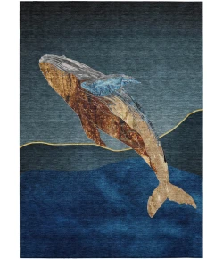 Addison Rugs Chantille Blue ACN2078 5ft. x 7ft.6in. Rect. Rug