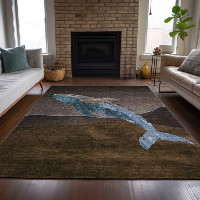 Addison Rugs Chantille Brown ACN2078 5ft. x 7ft.6in. Rect. Rug