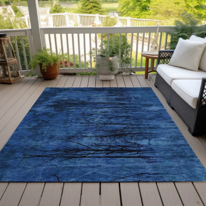 Addison Rugs Chantille Blue ACN2083 5ft. x 7ft.6in. Rect. Rug