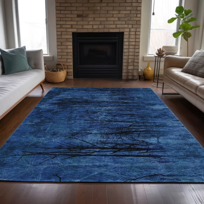 Addison Rugs Chantille Blue ACN2083 5ft. x 7ft.6in. Rect. Rug