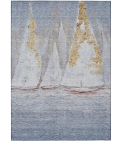 Addison Rugs Chantille Blue ACN2084 5ft. x 7ft.6in. Rect. Rug