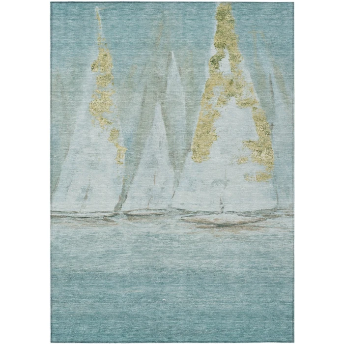 Addison Rugs Chantille Teal ACN2084 8ft. x 10ft. Rect. Rug
