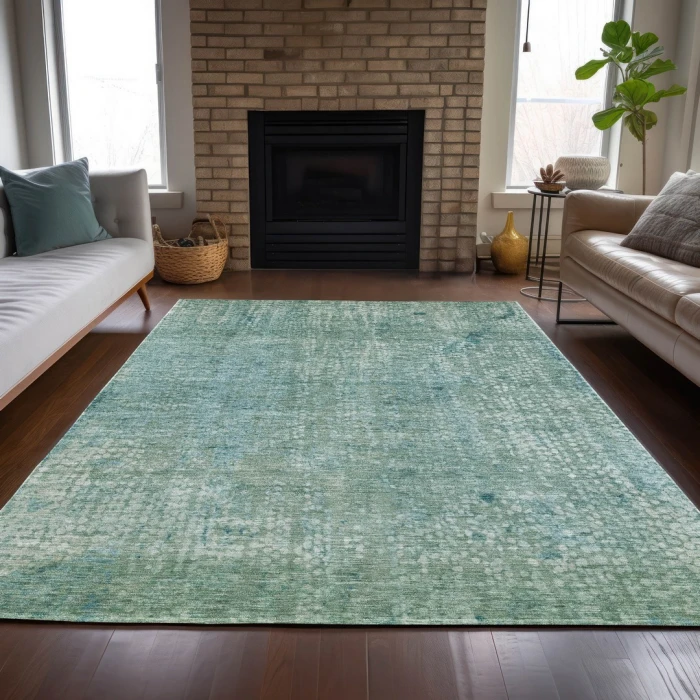 Addison Rugs Chantille Teal ACN2087 8ft. x 10ft. Rect. Rug
