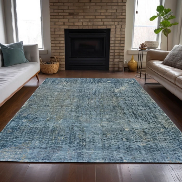 Addison Rugs Chantille Blue ACN2088 8ft. x 10ft. Rect. Rug