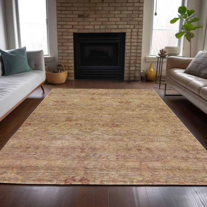 Addison Rugs Chantille Orange ACN2090 8ft. x 10ft. Rect. Rug
