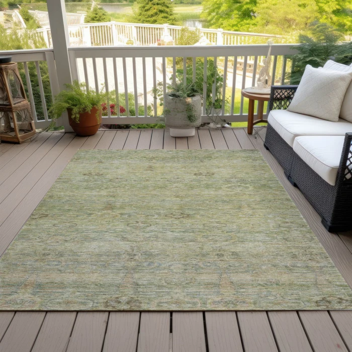 Addison Rugs Chantille Green ACN2090 8ft. x 10ft. Rect. Rug