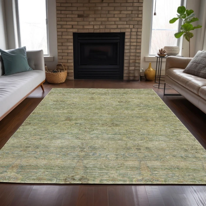 Addison Rugs Chantille Green ACN2090 8ft. x 10ft. Rect. Rug