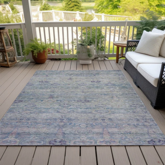 Addison Rugs Chantille Purple ACN2090 9ft. x 12ft. Rect. Rug