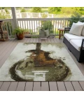 Addison Rugs Chantille Brown ACN2091 9ft. x 12ft. Rect. Rug