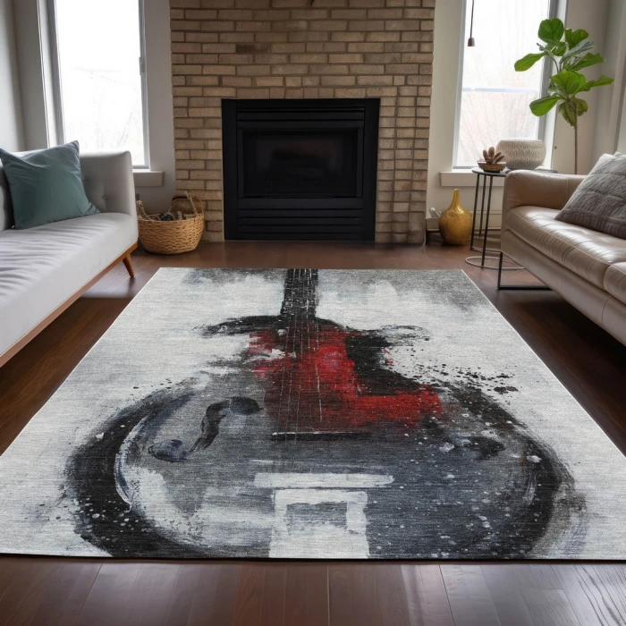 Addison Rugs Chantille Gray ACN2091 8ft. x 10ft. Rect. Rug