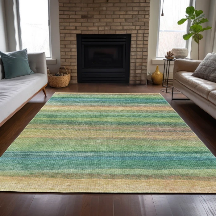 Addison Rugs Chantille Green ACN2093 5ft. x 7ft.6in. Rect. Rug