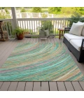 Addison Rugs Chantille Teal ACN2094 9ft. x 12ft. Rect. Rug