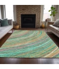 Addison Rugs Chantille Teal ACN2094 9ft. x 12ft. Rect. Rug