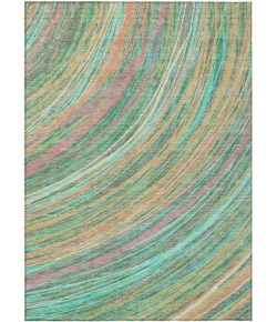 Addison Rugs Chantille Teal ACN2094 9ft. x 12ft. Rect. Rug