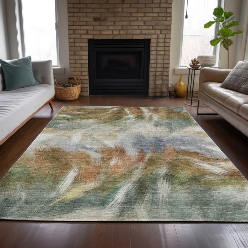 Addison Rugs Chantille Brown ACN2096 5ft. x 7ft.6in. Rect. Rug