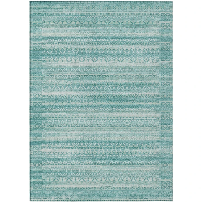 Addison Rugs Chantille Teal ACN2101 5ft. x 7ft.6in. Rect. Rug