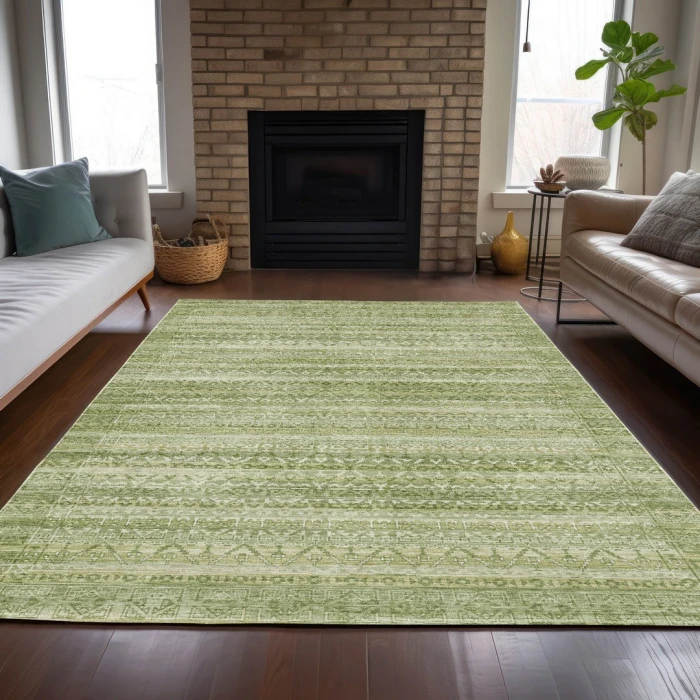 Addison Rugs Chantille Green ACN2101 8ft. x 10ft. Rect. Rug