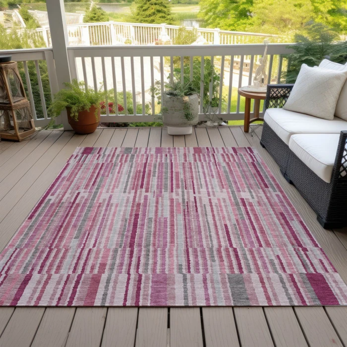 Addison Rugs Chantille Pink ACN2102 8ft. x 10ft. Rect. Rug