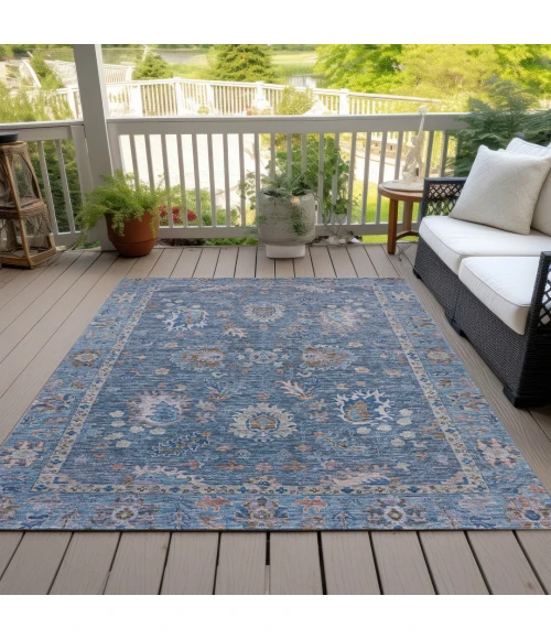 Addison Rugs Chantille Blue ACN2104 8ft. x 10ft. Rect. Rug
