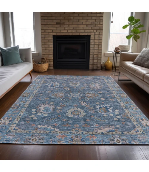 Addison Rugs Chantille Blue ACN2104 8ft. x 10ft. Rect. Rug