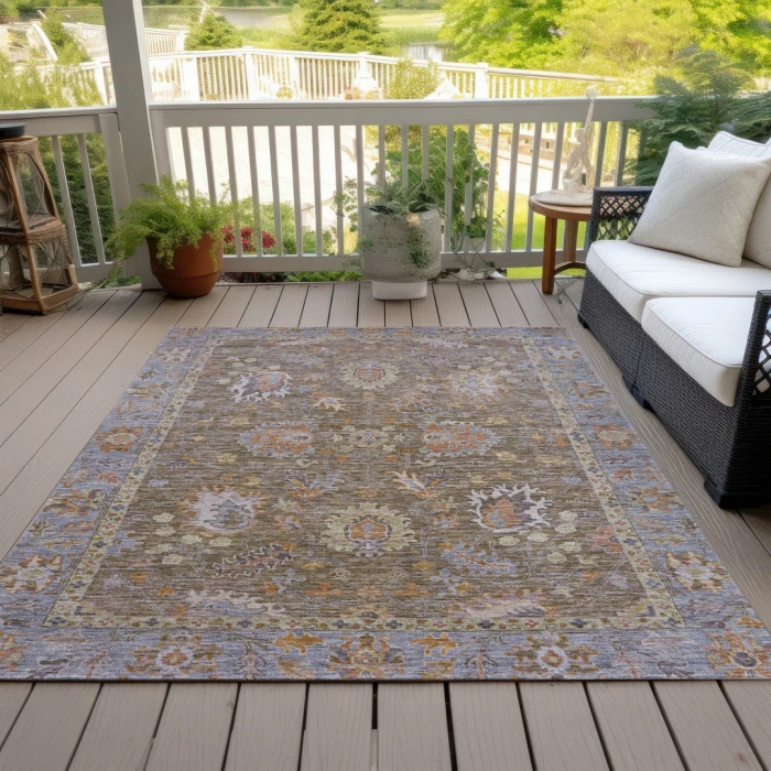 Addison Rugs Chantille Brown ACN2104 5ft. x 7ft.6in. Rect. Rug
