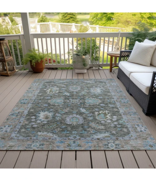 Addison Rugs Chantille Green ACN2104 5ft. x 7ft.6in. Rect. Rug