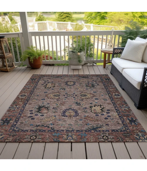 Addison Rugs Chantille Brown ACN2104 5ft. x 7ft.6in. Rect. Rug