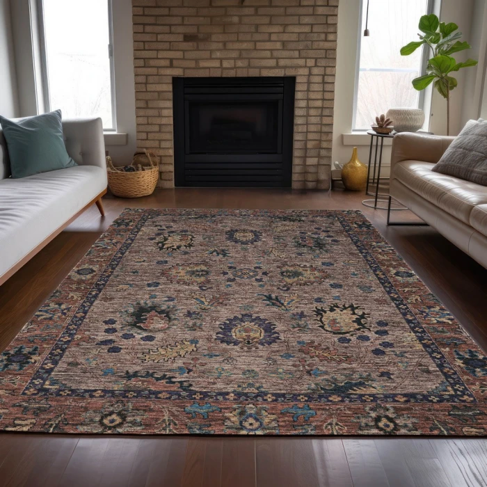 Addison Rugs Chantille Brown ACN2104 9ft. x 12ft. Rect. Rug