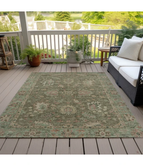 Addison Rugs Chantille Green ACN2104 5ft. x 7ft.6in. Rect. Rug
