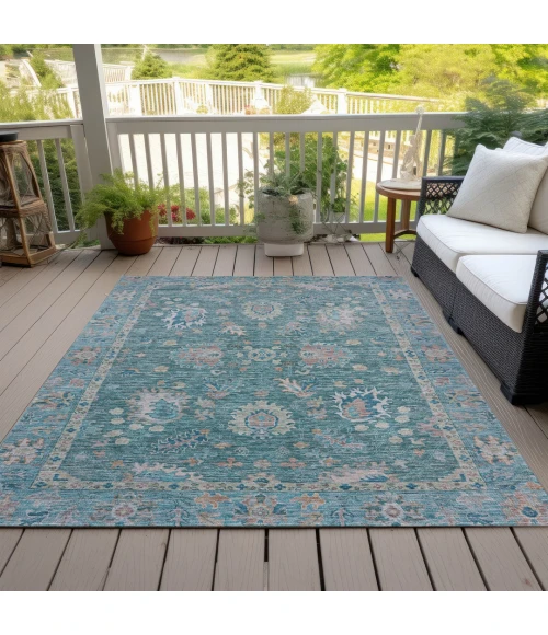 Addison Rugs Chantille Teal ACN2104 8ft. x 10ft. Rect. Rug