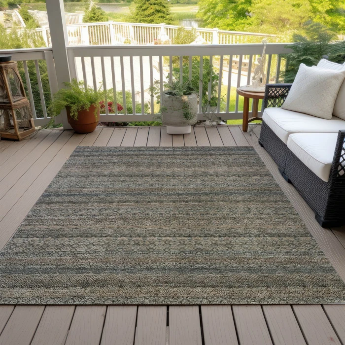 Addison Rugs Chantille Brown ACN2105 8ft. x 10ft. Rect. Rug