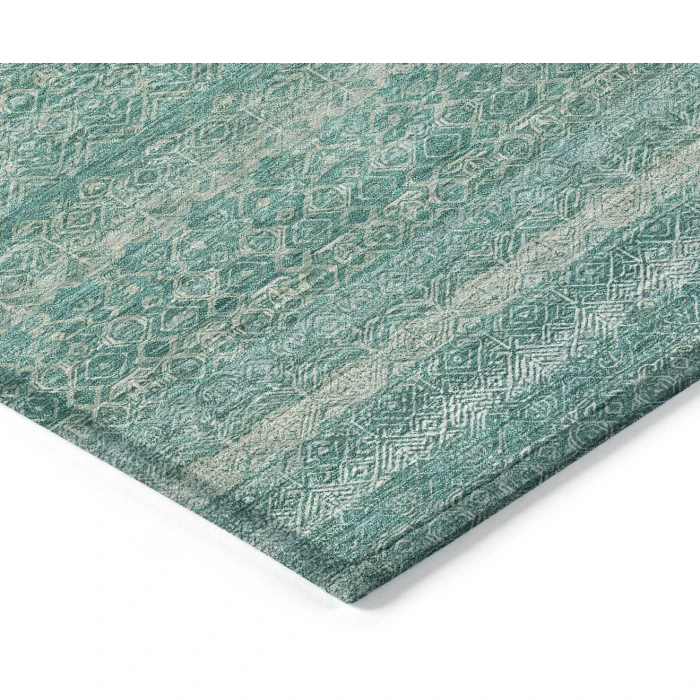 Addison Rugs Chantille Teal ACN2105 5ft. x 7ft.6in. Rect. Rug