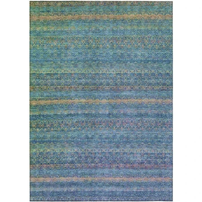 Addison Rugs Chantille Teal ACN2106 8ft. x 10ft. Rect. Rug