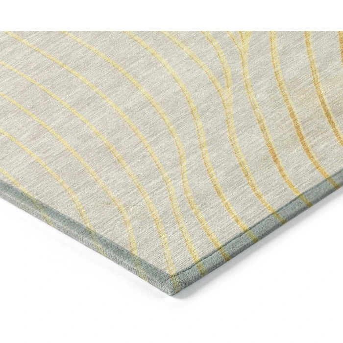 Addison Rugs Chantille Gold ACN2107 8ft. x 10ft. Rect. Rug
