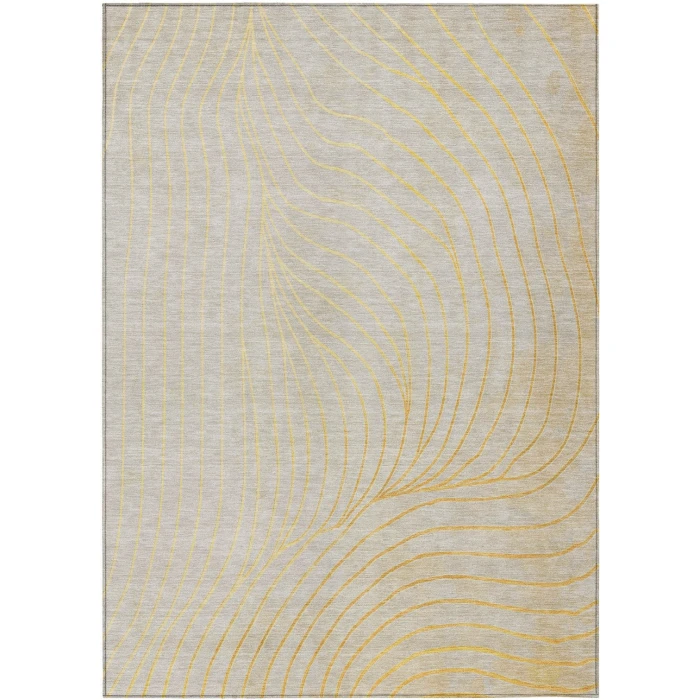 Addison Rugs Chantille Gold ACN2107 8ft. x 10ft. Rect. Rug