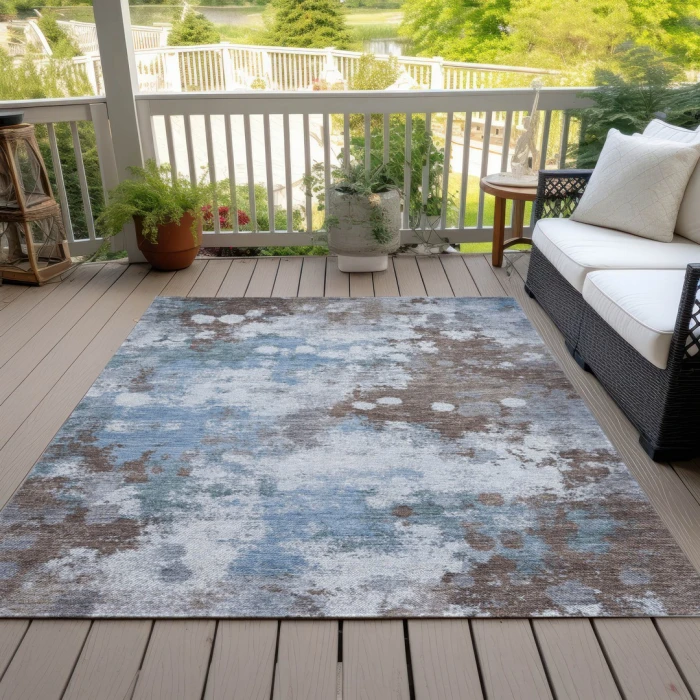 Addison Rugs Chantille Brown ACN2114 9ft. x 12ft. Rect. Rug