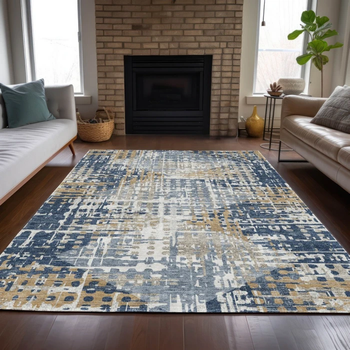 Addison Rugs Chantille Blue ACN2116 5ft. x 7ft.6in. Rect. Rug