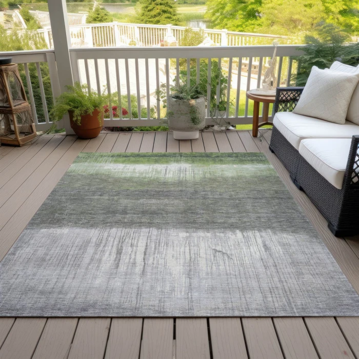 Addison Rugs Chantille Green ACN2118 8ft. x 10ft. Rect. Rug