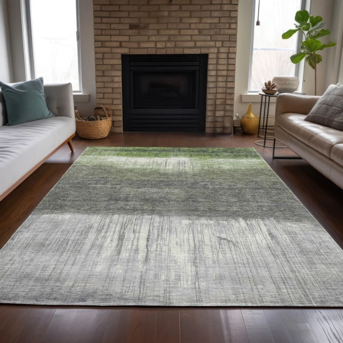 Addison Rugs Chantille Green ACN2118 8ft. x 10ft. Rect. Rug