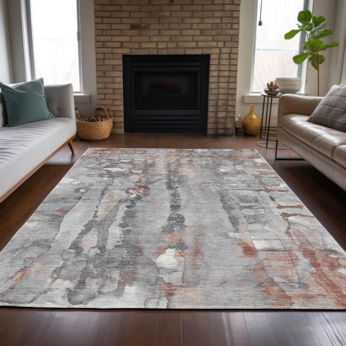 Addison Rugs Chantille Orange ACN2120 5ft. x 7ft.6in. Rect. Rug